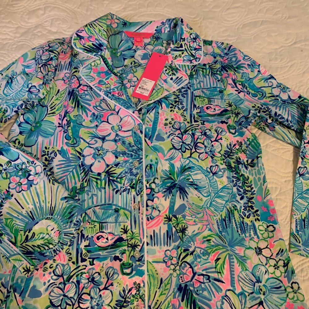Lilly Pulitzer pJ woven top
